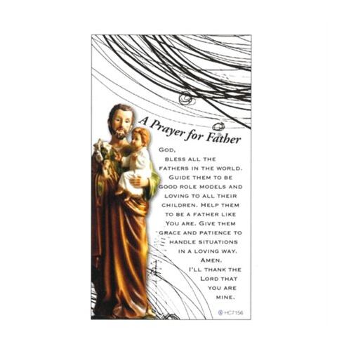 HOLY CARDS THEMED Prayer for Father SINGLE 