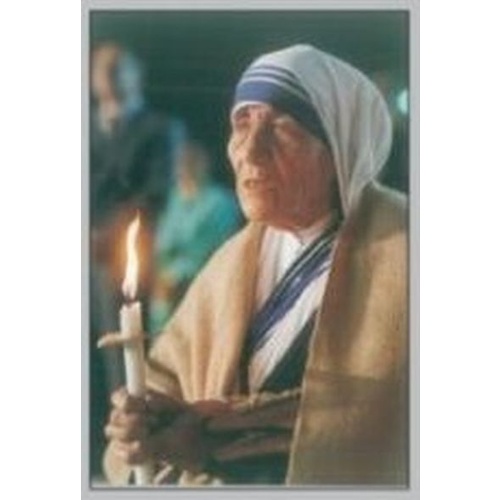 HOLY CARD MOTHER TERESA SINGLE LAMINATED