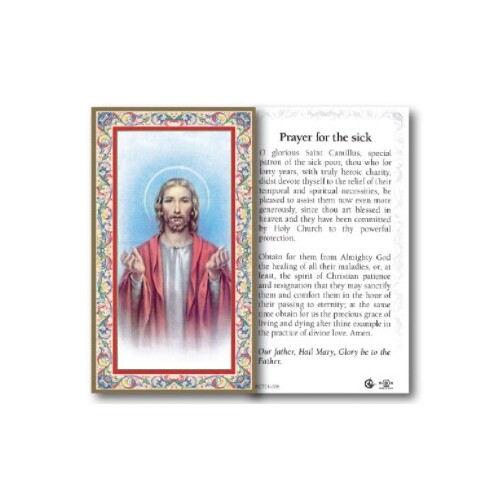 HOLY CARD SERIES 734 PRAYER FOR THE SICK PK100