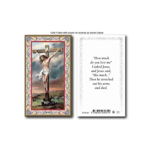 HOLY CARD SERIES 734 CRUCIFIXTION PK100