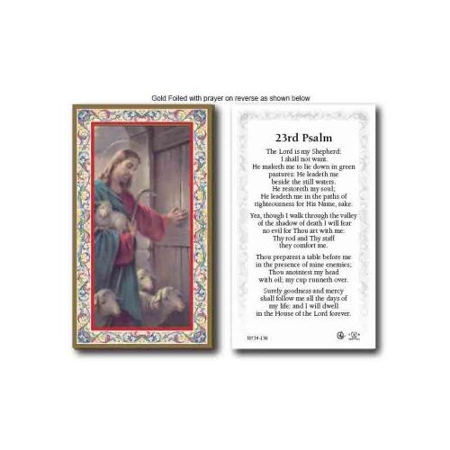 HOLY CARD SERIES 734 PSALM 23 PK100