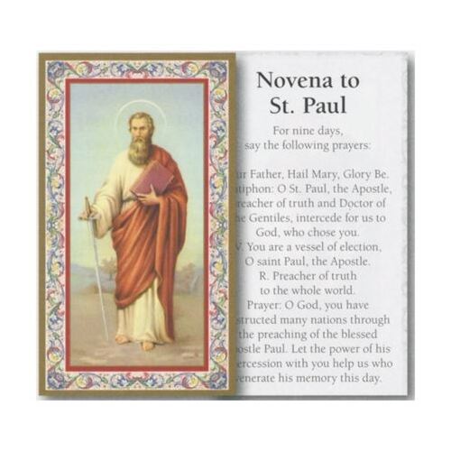 HOLY CARD SERIES 734 NOVENA TO ST PAUL PK100