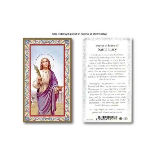 HOLY CARD SERIES 734 ST LUCY PK100