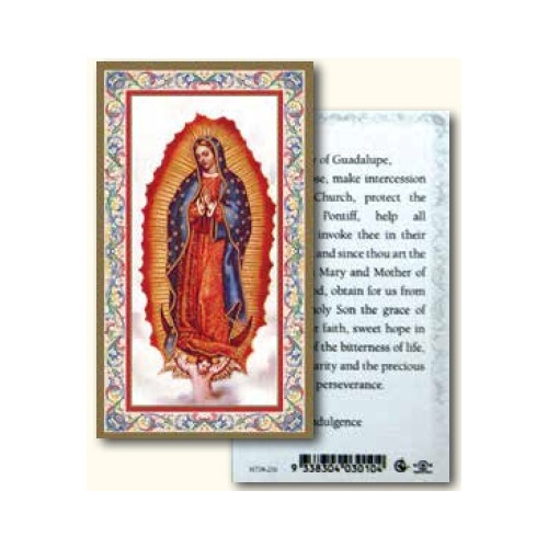 HOLY CARD SERIES 734 OUR LADY OF GUADALUPE PK100