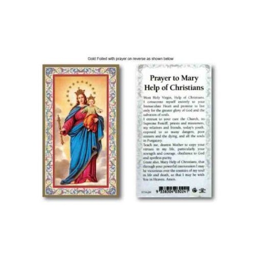 HOLY CARD SERIES 734 MARY HELP OF CHRISTIANS PACK 100