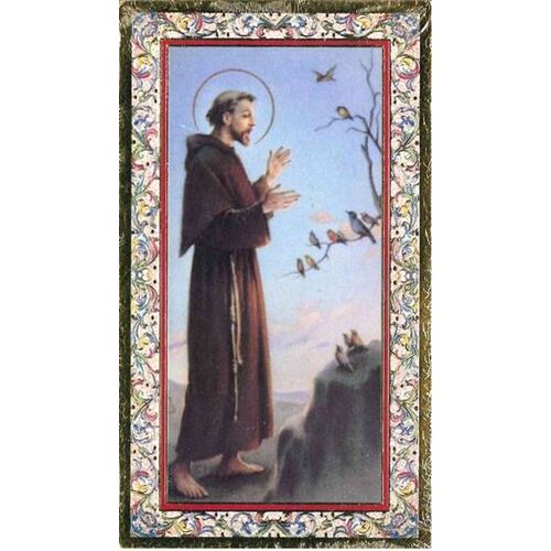 HOLY CARD SERIES 734 ST FRANCIS OF ASSISI PACK 100