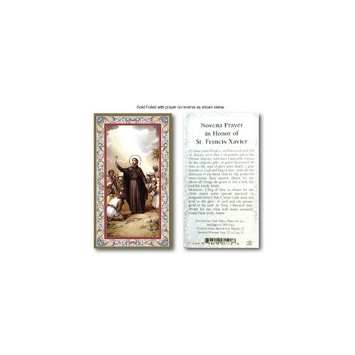 HOLY CARD SERIES 734 ST FRANCIS OF XAVIER