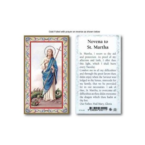 HOLY CARD SERIES 734 ST MARTHA PK100