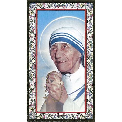 HOLY CARD SERIES 734 SAINT TERESA OF CALCUTTA PKT100