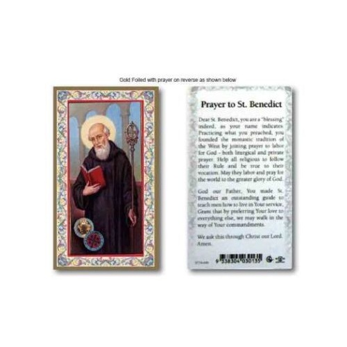 HOLY CARD SERIES 734 ST BENEDICT PK100