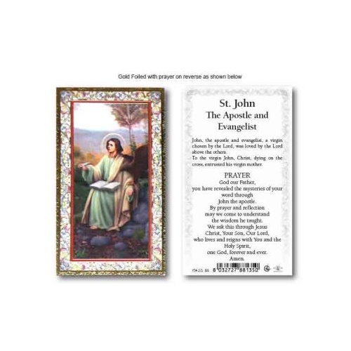 HOLY CARD SERIES 734 ST JOHN THE APOSTLE PK100