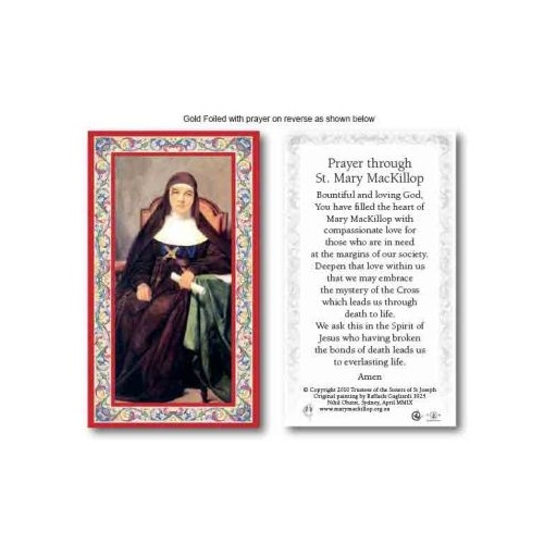 HOLY CARD SERIES 734 ST MARY MACKILLOP