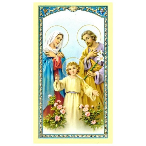 HOLY CARDS PACKET OF 100 SERIES 800 Holy Family  