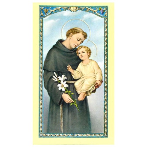 HOLY CARDS PACKET OF 100 SERIES 800 St Anthony 