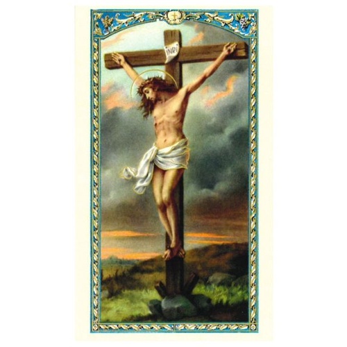 HOLY CARDS PACKET OF 100 SERIES 800 Crucifix **Limited Stock**