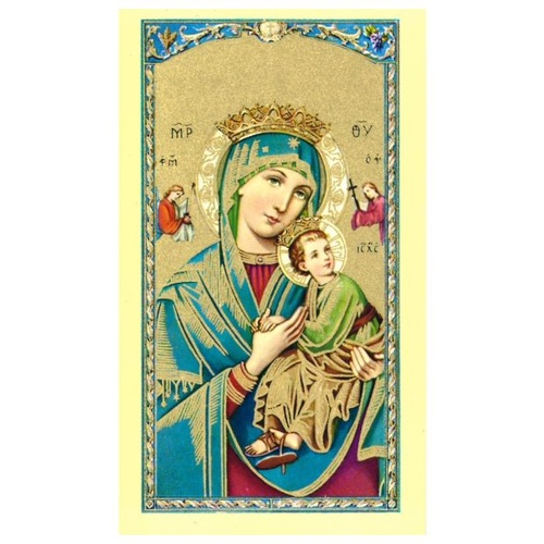 HOLY CARDS PK 100 SERIES 800 Our Lady of Perpetual Help 