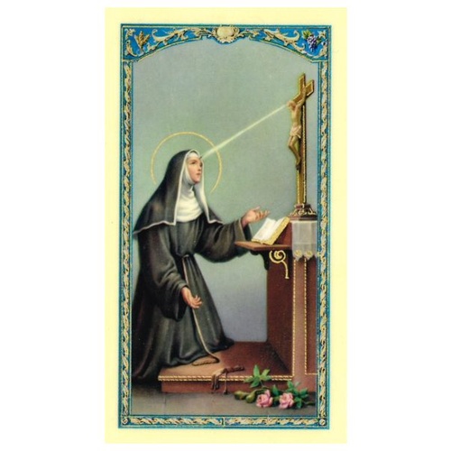 HOLY CARDS PACKET OF 100 SERIES 800 St Rita