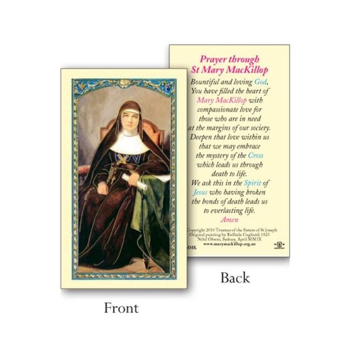 HOLY CARDS PACKET OF 100 SERIES 800 St Mary Mackillop