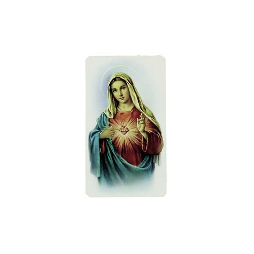 HOLY CARDS ALBA SERIES PKT OF 100 Sacred Heart Mary 