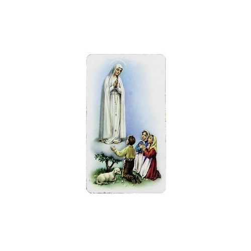 HOLY CARDS ALBA SERIES PKT OF 100 Our Lady of Fatima 