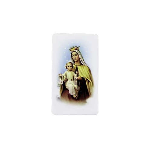 HOLY CARDS ALBA SERIES PKT OF 100 Our Lady of Mt Carmel 