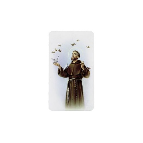 HOLY CARDS ALBA SERIES PKT OF 100 St Francis 