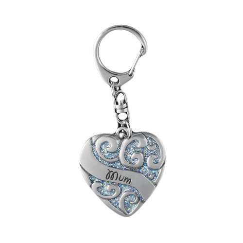 KEYRING HEART SHAPE MUM  **Limited Stock**