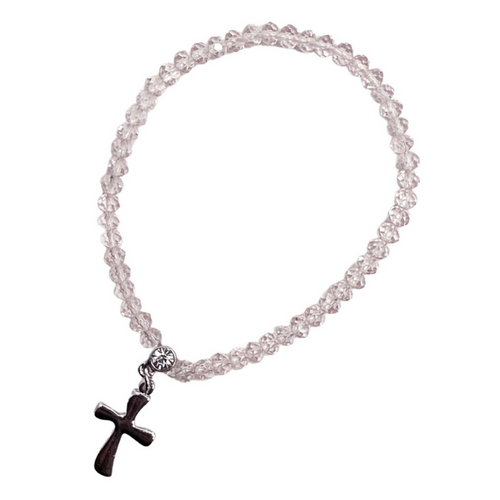 CROSS BRACELET - PINK 
