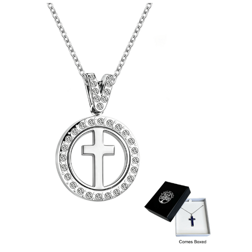 NECKLACE & CIRCLE CROSS