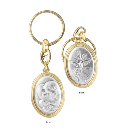 KEYRING HOLY SPIRIT/HOLY FAMILY