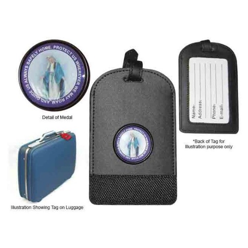 LUGGAGE TAG MIRACULOUS BLACK