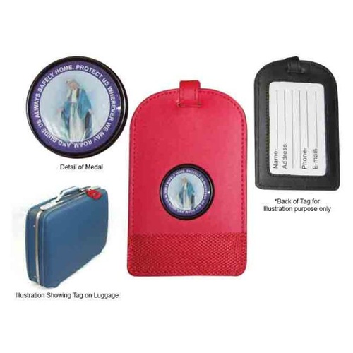 LUGGAGE TAG MIRACULOUS RED