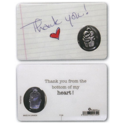 HOLY CARD LAMINATED WITH MEDAL Thank you!