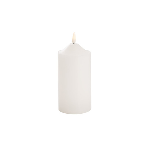 LED Wax Candle Flickering 15x7.5cm