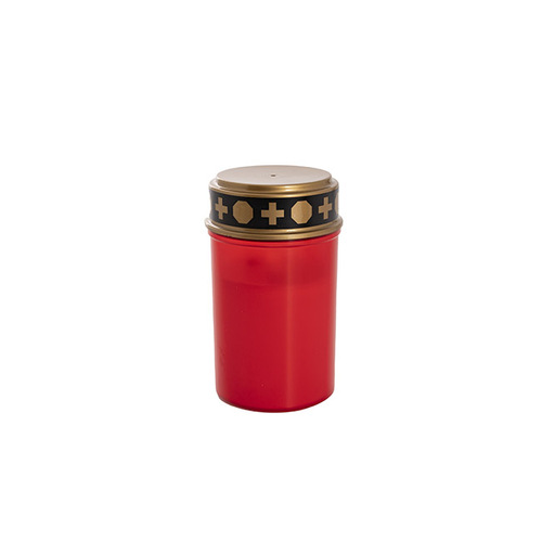 LED SYMPATHY MEMORIAL CANDLE RED SHORT