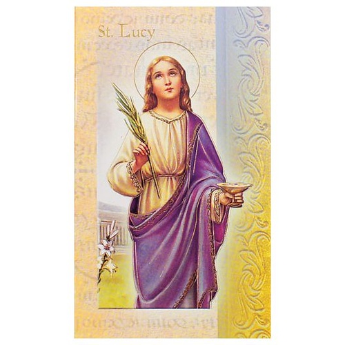 BIOGRAPHY OF ST LUCY