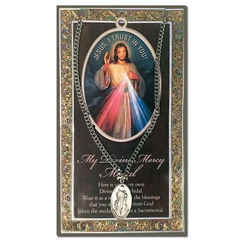 BIOGRAPHY WITH PENDANT SET DIVINE MERCY