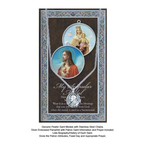 BIOGRAPHY WITH PENDANT SET SCAPULAR