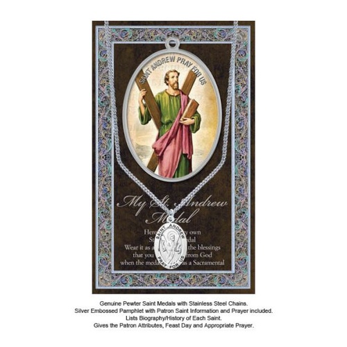 BIOGRAPHY WITH PENDANT SET ST ANDREW