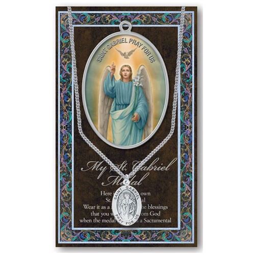 BIOGRAPHY WITH PENDANT SET ST GABRIEL