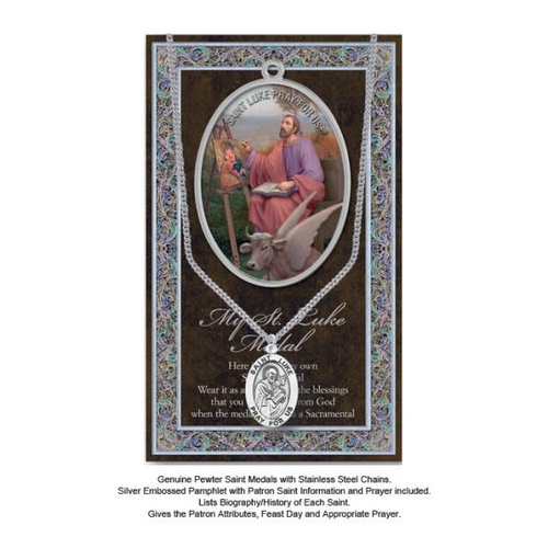 BIOGRAPHY WITH PENDANT SET ST LUKE