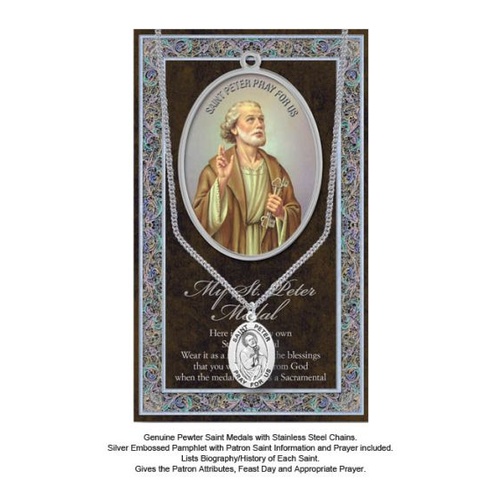 BIOGRAPHY WITH PENDANT SET ST PETER