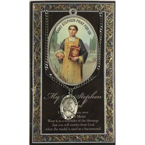 BIOGRAPHY WITH PENDANT SET ST STEPHEN