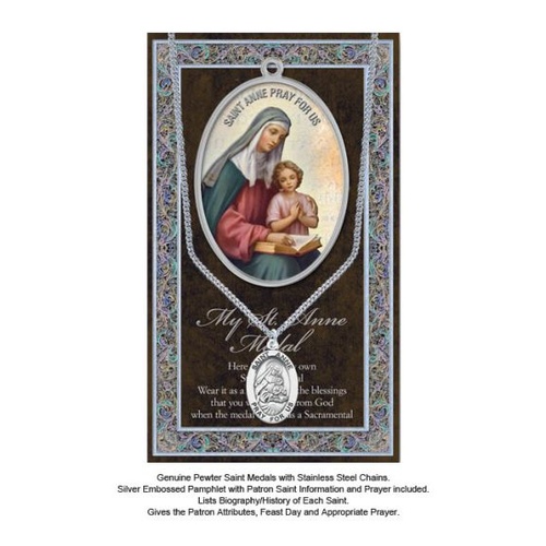 BIOGRAPHY WITH PENDANT SET ST ANNE