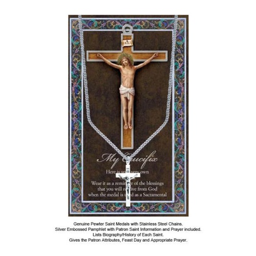 BIOGRAPHY WITH PENDANT SET CRUCIFIX