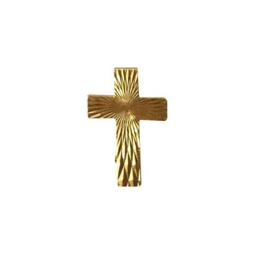 COLLAR CROSS GOLD STRAITED