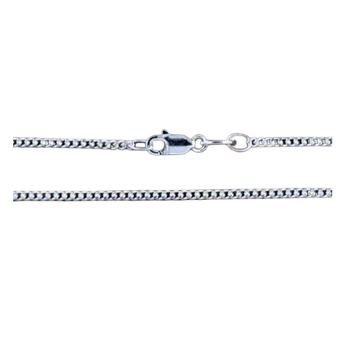 CHAIN STERLING SILVER 45CM BOXED