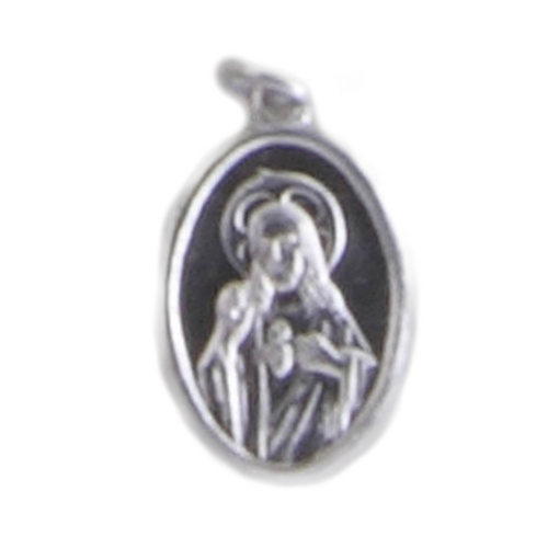 MEDAL SCAPULAR SILVER ALUMINIUM