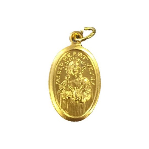 MEDAL SCAPULAR GOLD ALUMINIUM 22MM