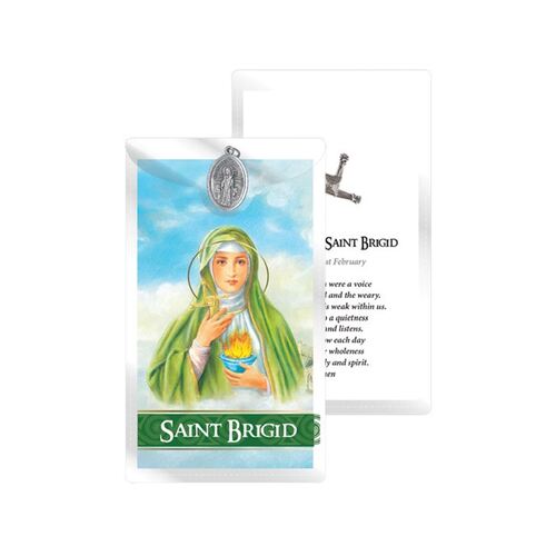 Medal & Prayer Card St Brigid